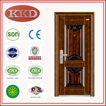 Puerta de acero de la seguridad KKD-304 para proyecto residencial en Egipto